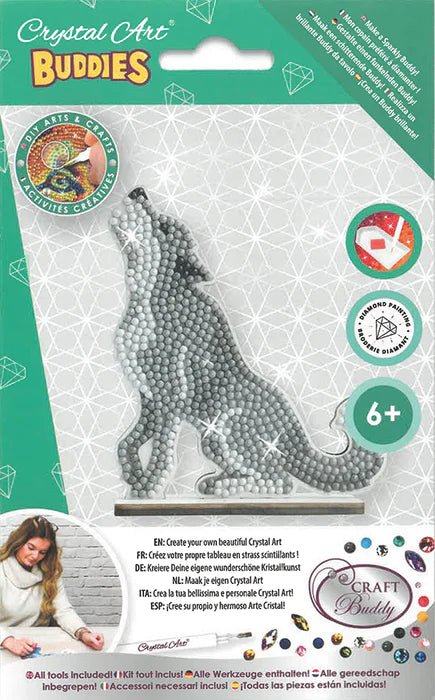Crystal Art Buddies Wolf