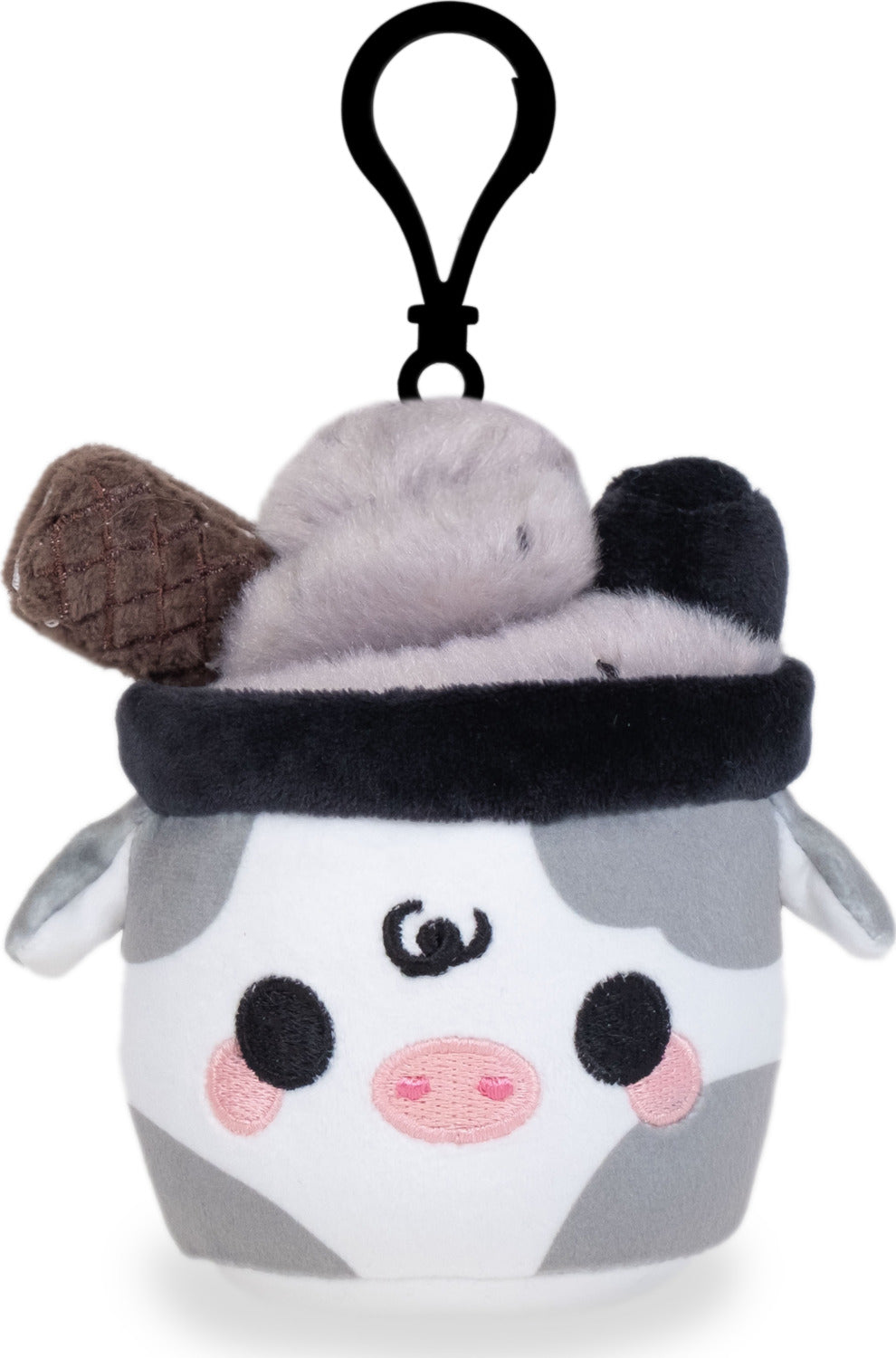 4" Mooshake Clip - Black Sesame