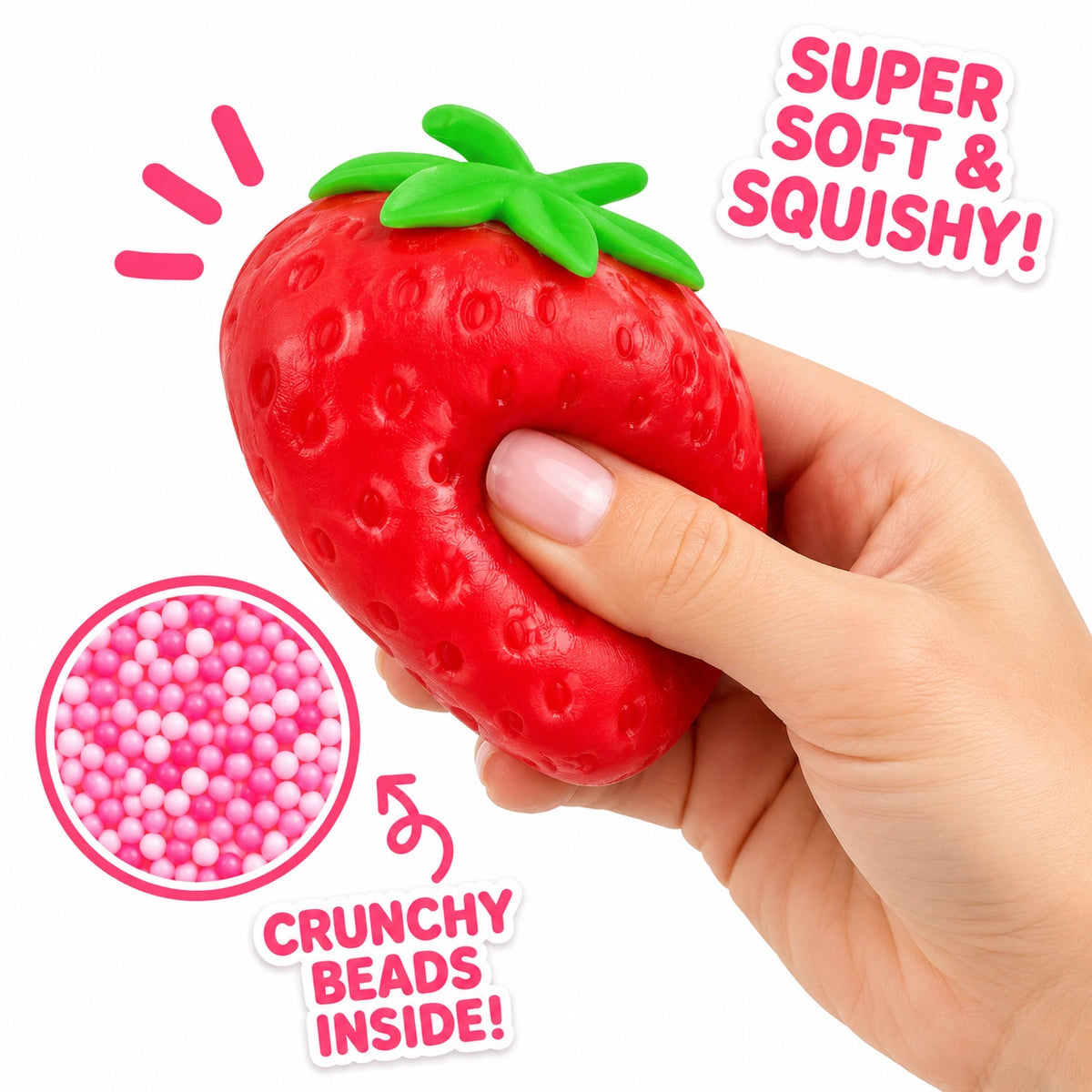 Strawberry Crunchy Squishy