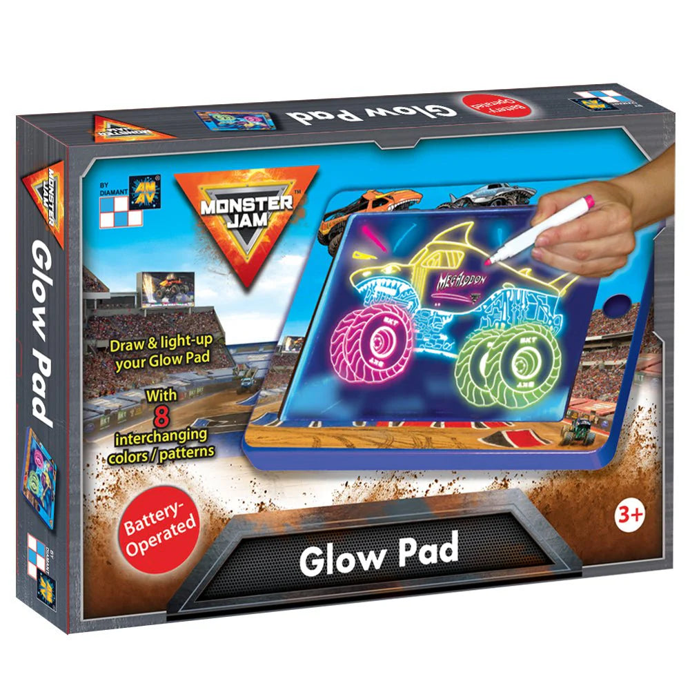 Monster Jam Premium Glow Pad