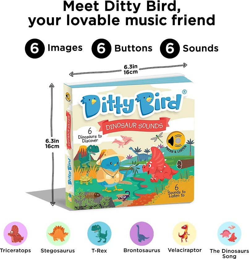 Ditty Bird: Dinosaur Sound Book