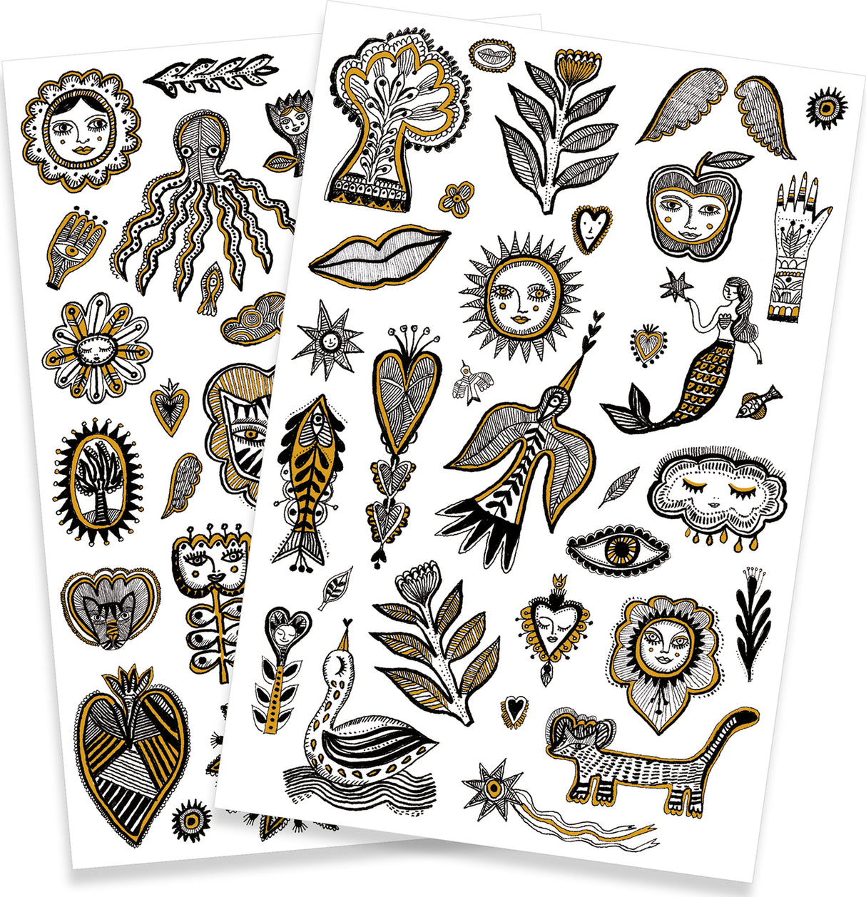 Djeco Golden Chic Temporary Tattoos