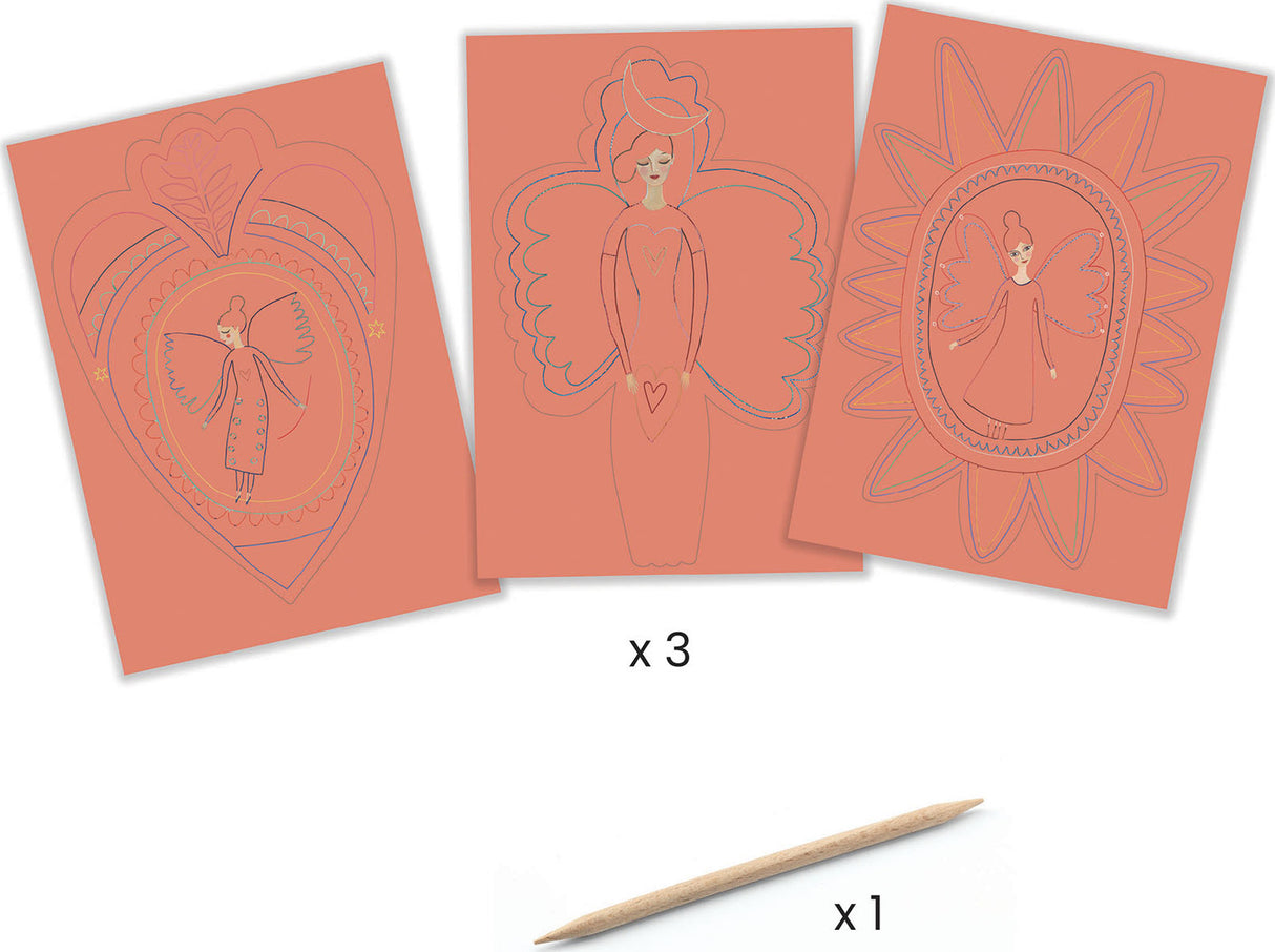 Angels Scratch Card Activity Set