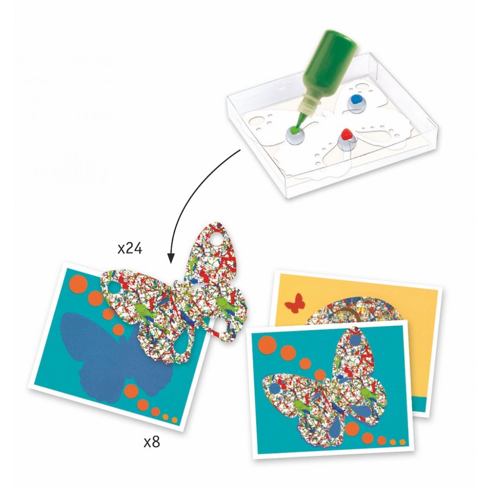 Painting with Marbles Forest Animals