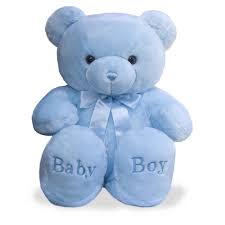 Comfy Blue Bear 36"