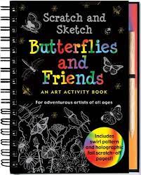 Scratch & Sketch Butterflies & Friends Activity Book