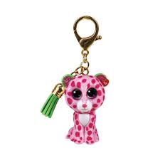 Mini Boo Clip Glamour Leopard Pink