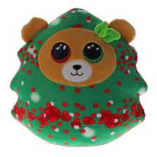 Squishy Beanies Everett Bear as Christmas Tree