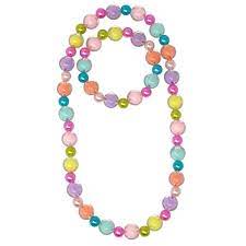 Rainbow Bubble Necklace & Bracelet