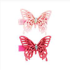 Glitter Butterfly Hair Clip