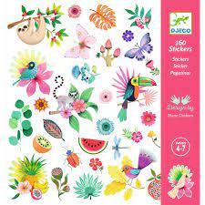 DJECO Paradise Sticker Sheets