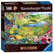 500 pc Wooden Nature Garden