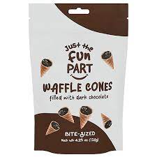 Waffle Cones Dark Chocolate