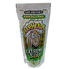 Van Holtens Jumbo Pickle in a Pouch Warheads Sour Dill