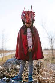Ruby the Metallic Dragon Cape 3-4