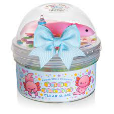 Kawaii Baby Axolotl Clear Slime