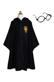 Wizard Cloak and Glasses Size 5-6