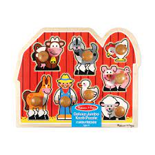 Large Farm Jumbo Knob Puzzle - 8 pieces