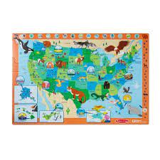 45 Pc USA Park Map Floor Puzzle