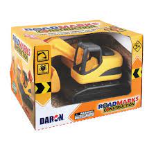 Road Marks Excavator Construction