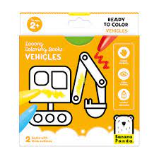 Looong Coloring Books Vehicles