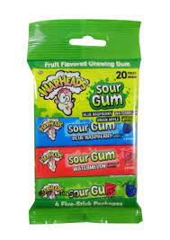 Warheads Sour Gum 4pk