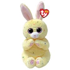 Cream Confetti Bunny Beanie Baby