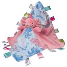 Taggies Lizzy Axolotl Pink Blanket
