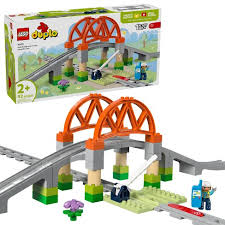 LEGO DUPLO: Train Bridge and Tracks Expansion Set