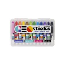 Geo Sticks Vibrant Tempera Paint