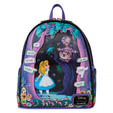 Alice in Wonderland Dark Forest Leticular Mini Backpack