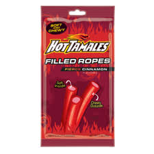 Hot Tamales Filled Licorice Ropes Fierce Cinnamon