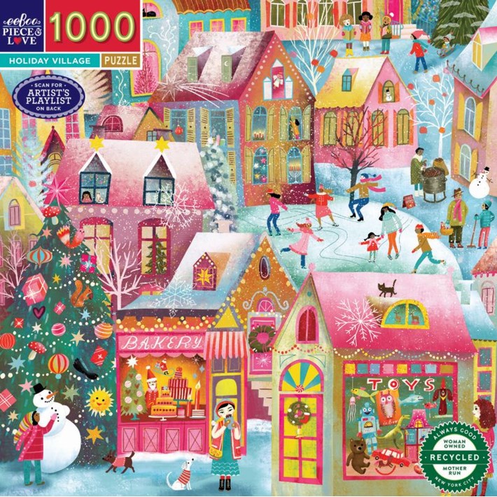 1000 pc Holiday Village