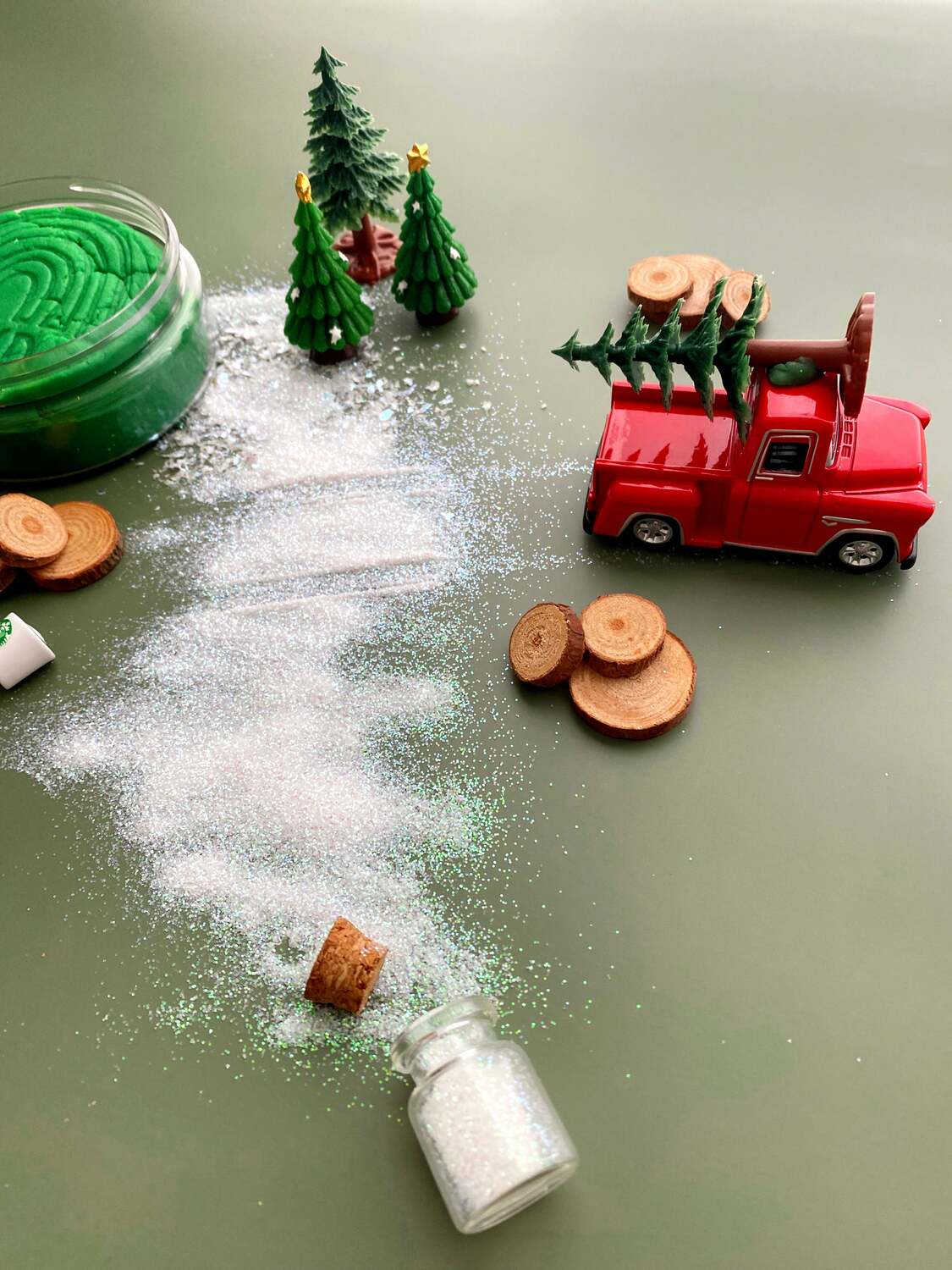 Tree Farm Sensory Play Dough Play Kit