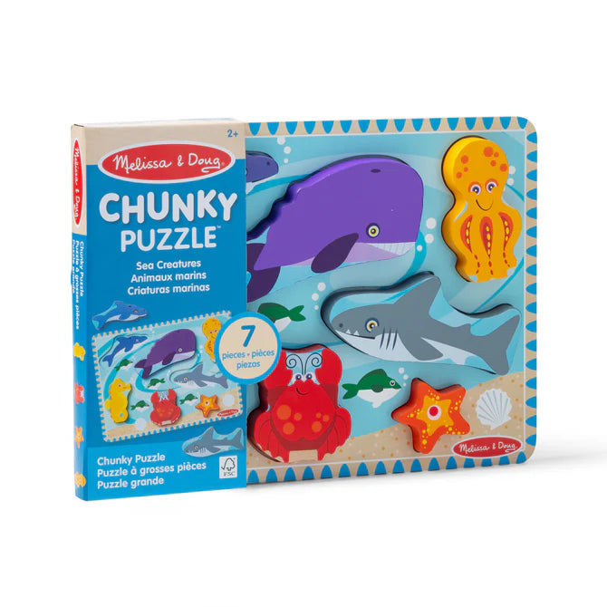 Sea Creatures Chunky Puzzle