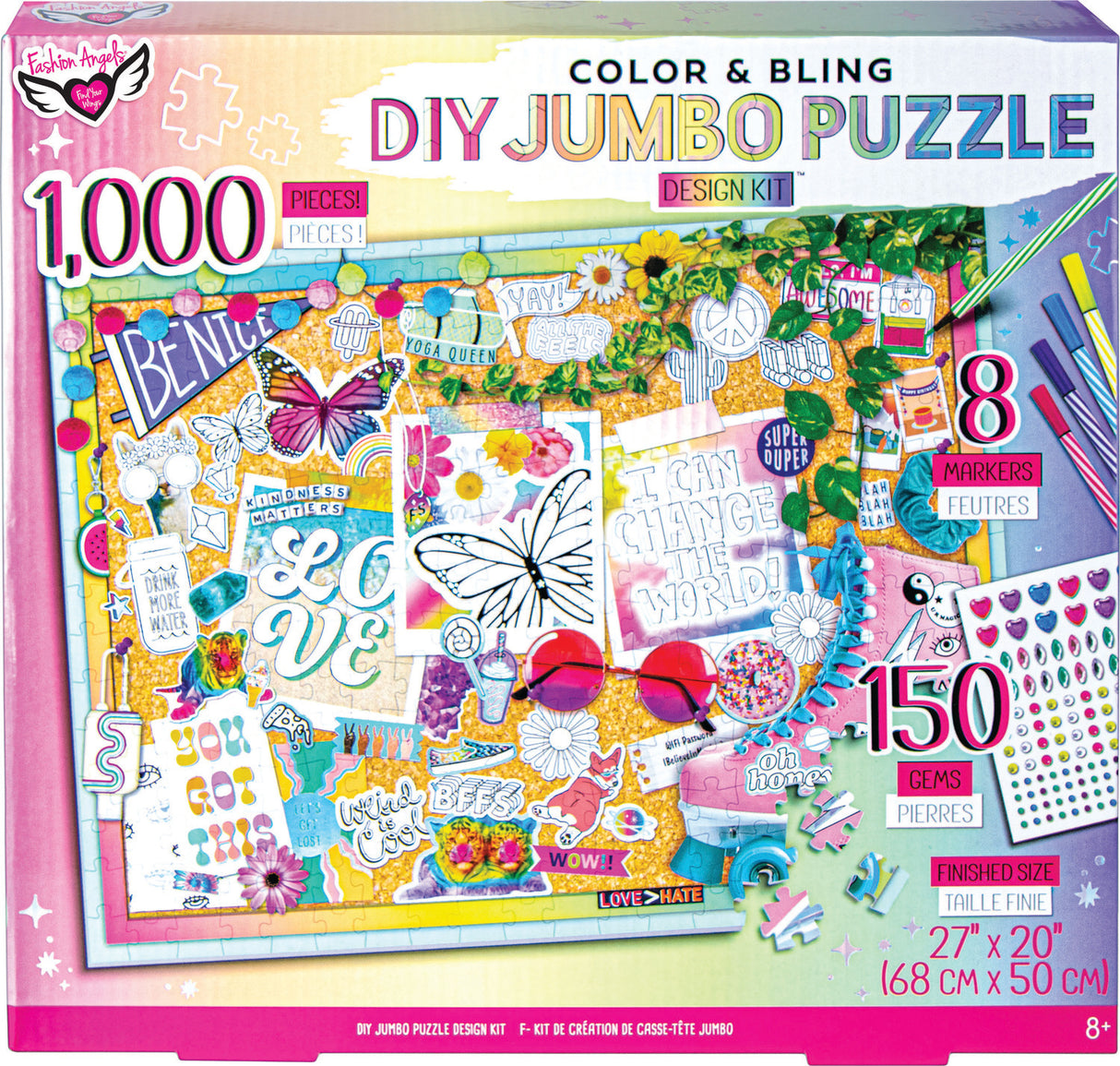 Color & Bling This DIY 1000pc PUZZLE