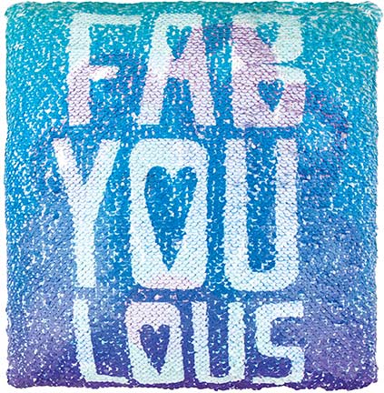 Magic Sequin Printed Pillow-FAB YOU LOUS