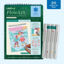 FlowArt Dot By Letter Winter Wonderland