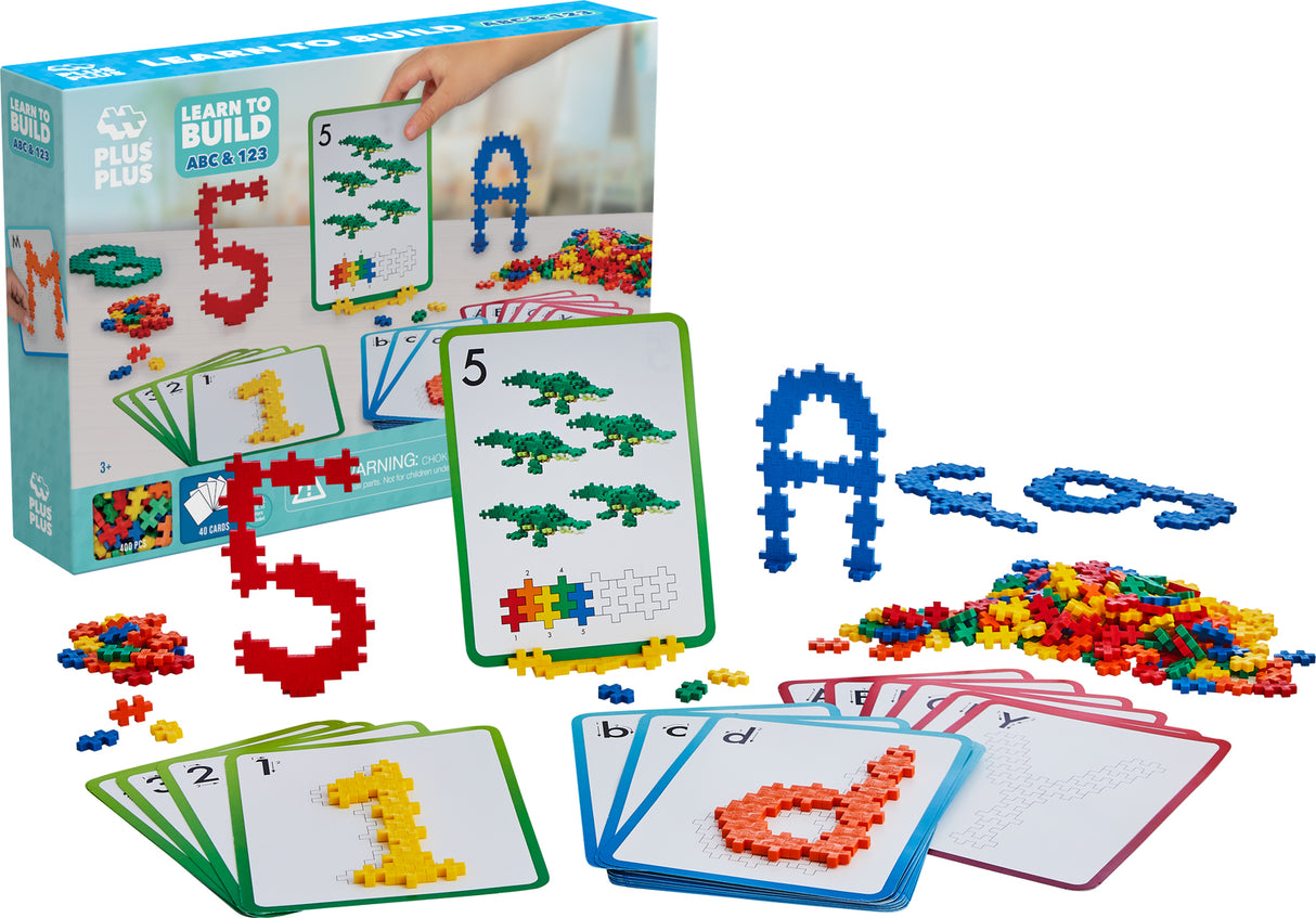Plus-Plus Learn To Build - ABC & 123