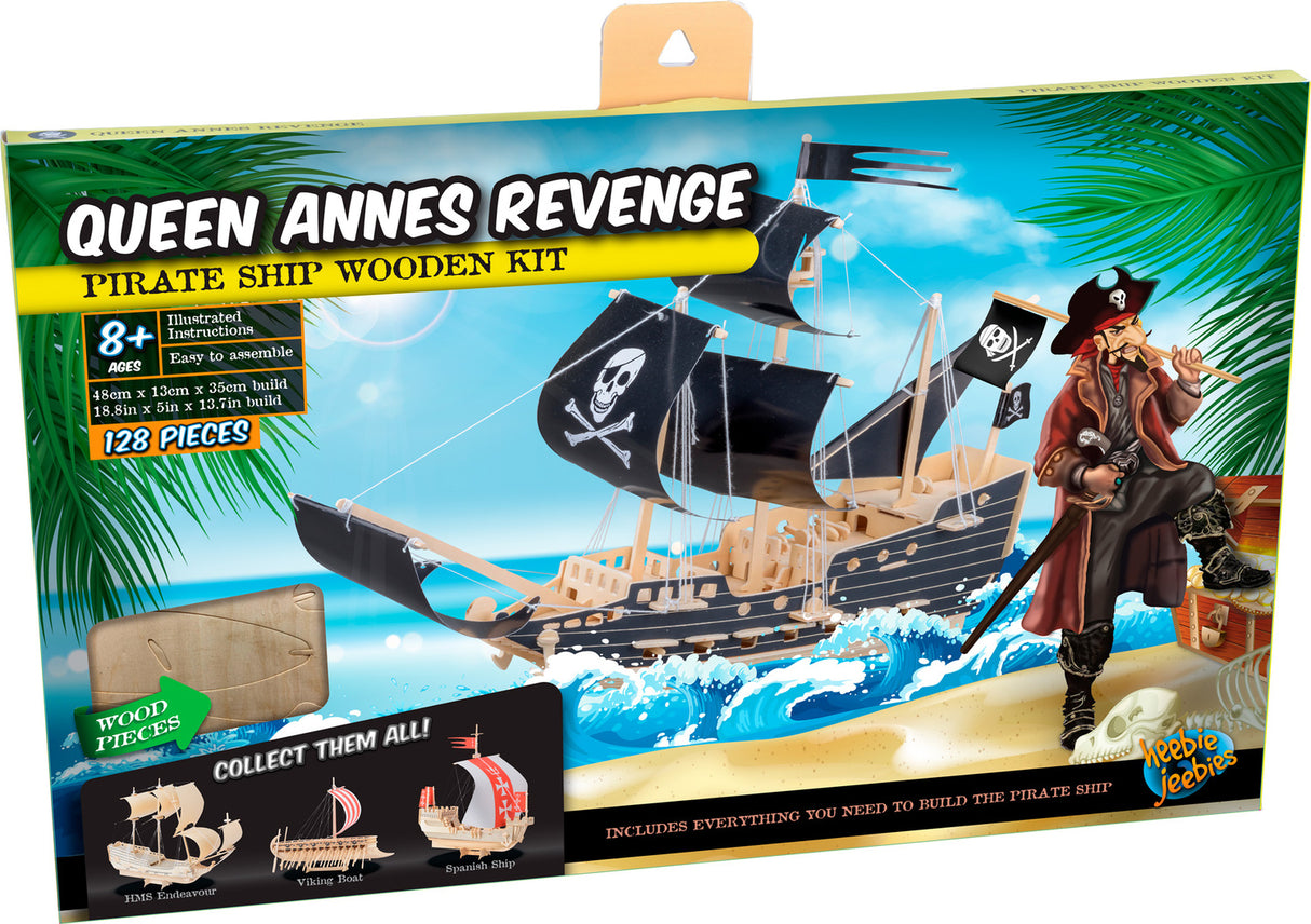 Queen Annes Revenge Wood Ship