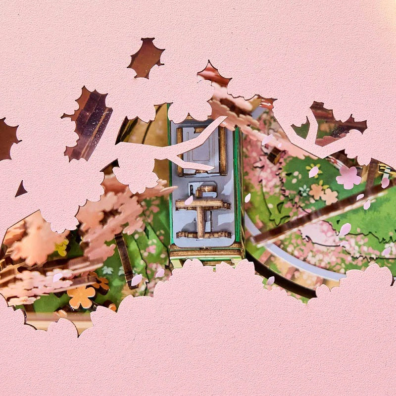 Sakura Dreamy Tour DIY Music Box 3D Wooden Puzzle