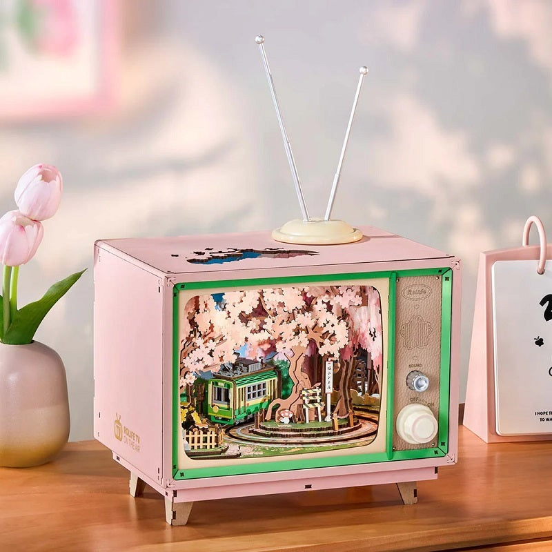 Sakura Dreamy Tour DIY Music Box 3D Wooden Puzzle