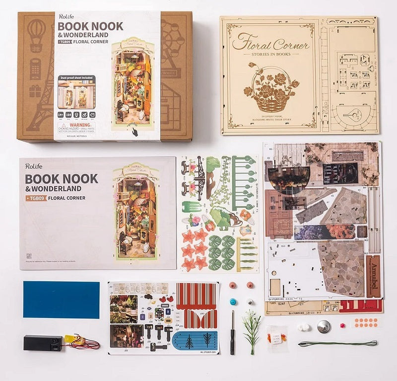 Floral Corner Book Nook - Stories in Books