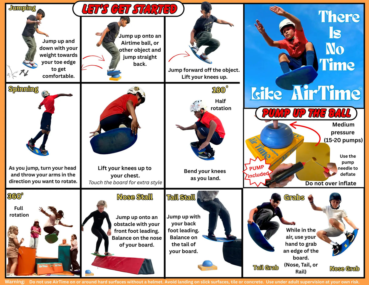 Spooner Air Pro Born to Ride with Air Time Foot Straps