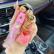 Kawaii Strawberry in a Jar Keyc