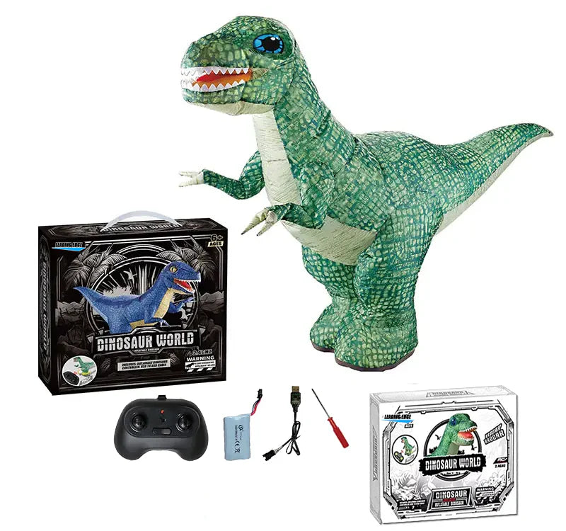 Dinosaur World Remote Control Dinosaur Green