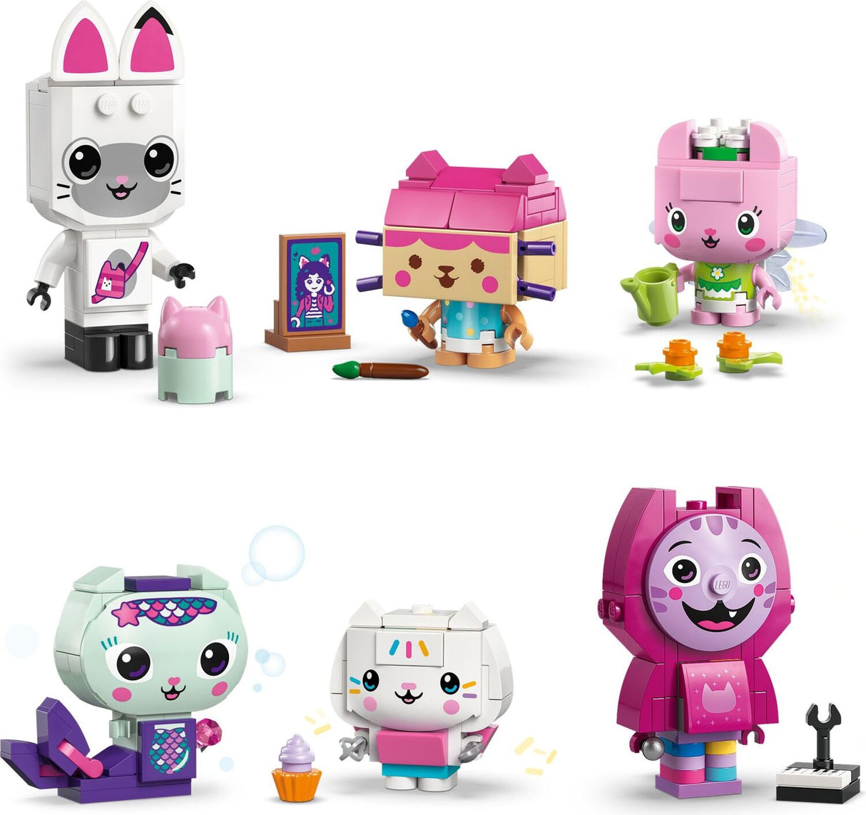 LEGO Gabby's Dollhouse: Gabby's Brick-Built Cat Friends