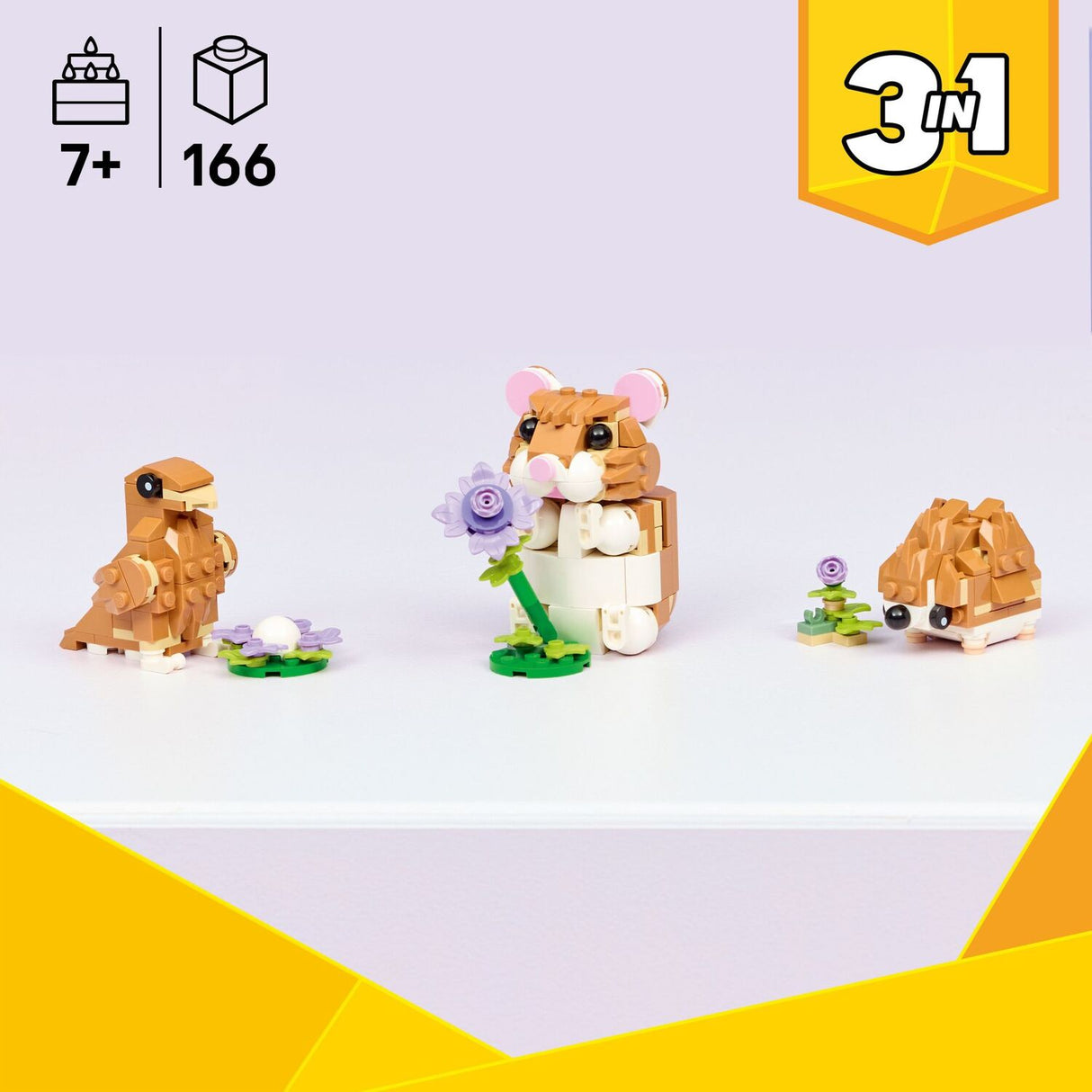 LEGO Creator: Cute Hamster with a Flower
