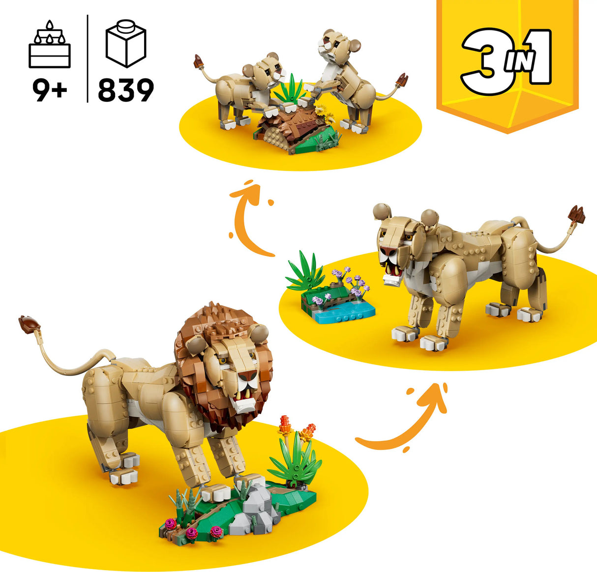 LEGO® Creator Wild Animals: Majestic Lion
