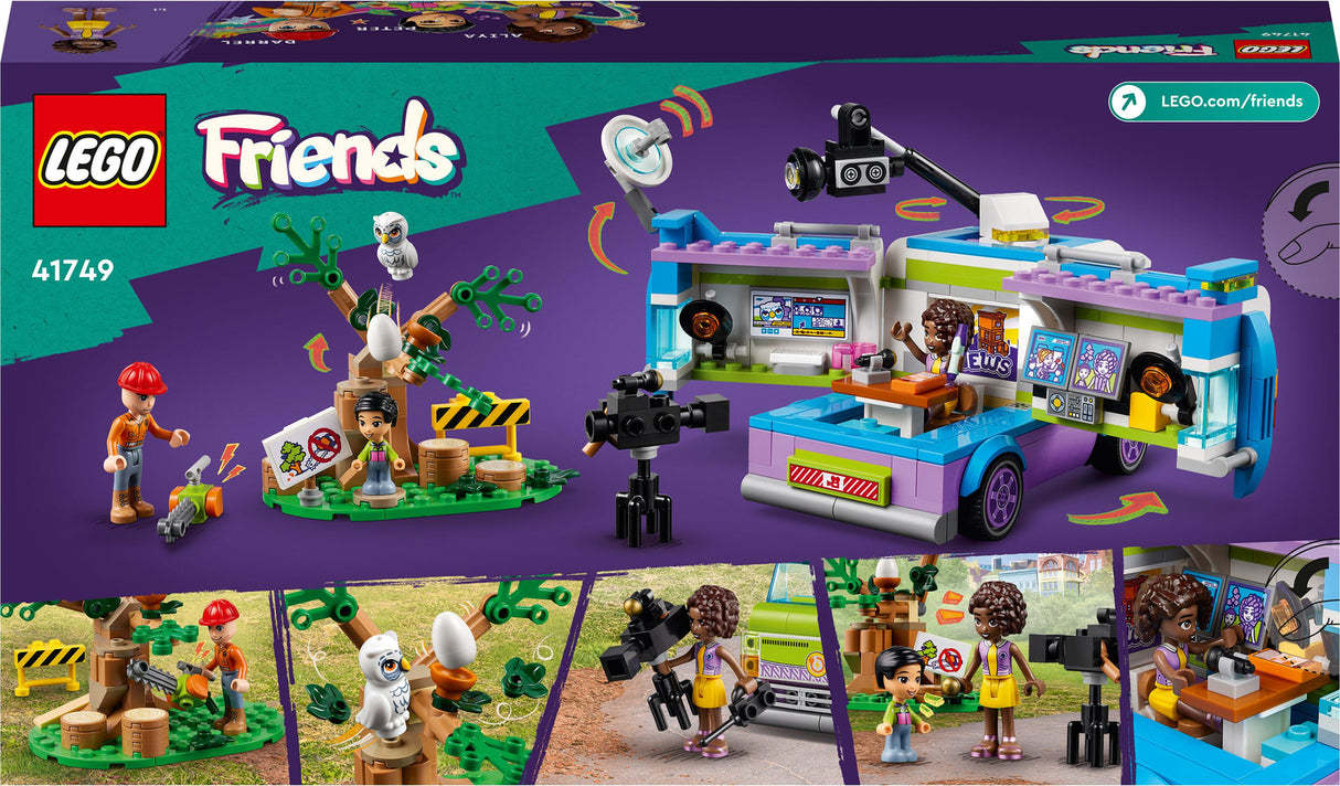 LEGO® Friends Newsroom Van Animal Rescue Set